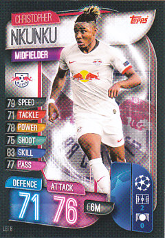 Christopher Nkunku RB Leipzig 2019/20 Topps Match Attax CL #LEI8